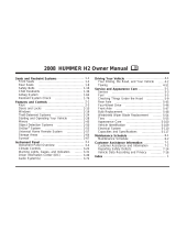 Hummer 2008 H2 Owner's manual