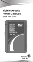 Johnson Controls MAP 1810 Quick start guide