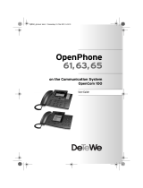 DETEWE OPENPHONE 63 User manual