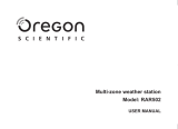 Oregon Scientific OSRAR502X Owner's manual
