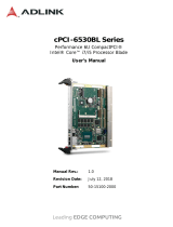 ADLINK Technology cPCI-6530BLV User manual