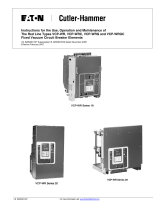 Eaton Cutler-Hammer 50 VCP-WR40C Instructions For The Use, Operation And Maintenance