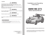 BMW M6 GT3 Installation And Operating Instructions Manual