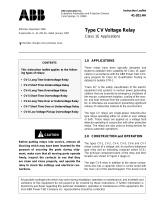 ABB CV Series Instruction Leaflet