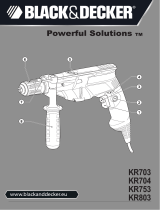 Black & Decker KR803 Owner's manual