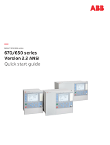 ABB Relion 670 series Quick start guide