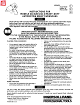 Ingersoll-Rand 244–2 Instructions Manual