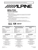 Alpine MRA-355 Owner's manual