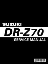 Suzuki DR-Z70 User manual