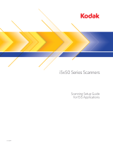 Kodak I5X50 SERIES Scanning Setup Manual