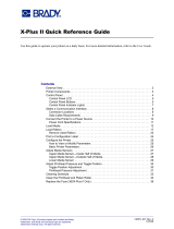 Brady X-Plus II Quick Reference Manual