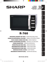 Sharp R-760 Owner's manual