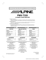 Alpine PMX-T320 Owner's manual