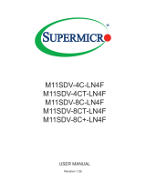 Supermicro M11SDV-4CT-LN4F User manual