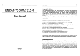 VIA Technologies ENDAT-7500M User manual