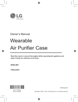 LG PWKAUW01 Wearable Air Purifier Case Owner's manual