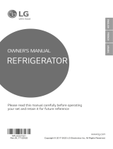 LG GL-G322RLBB Owner's manual