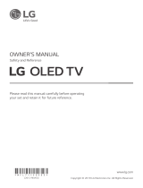 LG 55 Inch OLED55B9PLA Smart 4K HDR OLED TV User manual