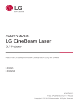 LG HF80LS User manual