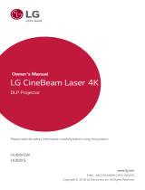 LG HU80KSW User manual