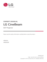 LG LG HF60LSR User manual