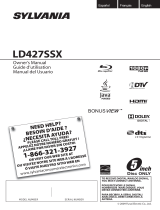 Sylvania LD427SSX User manual