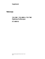 Tektronix TDS 700C User manual
