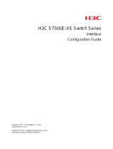 H3C S7500E-XS Series Interface Configuration Manual