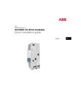 ABB ACH580-34 Quick Installation Manual