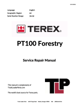 Terex PT100 Forestry Service & Repair Manual