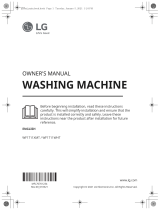 LG WF1711XMT Owner's manual