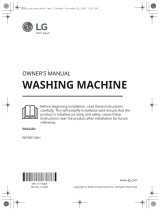 LG WFV0812XM Owner's manual