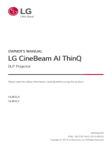 LG CineBeam HU85LS User manual