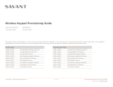 Savant WPB-BKS106-00 Reference guide