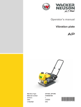 Wacker Neuson AP1840we User manual