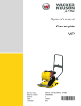 Wacker Neuson VP2050A User manual