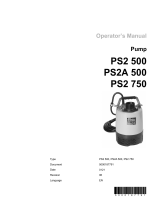 Wacker Neuson PS2500 User manual