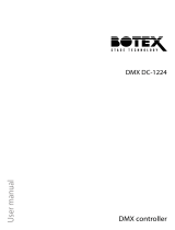 Botex Controller DMX DC-1224 User manual