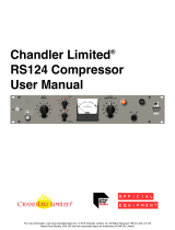 Chandler Limited RS124 Compressor User manual