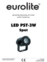 EuroLite LED PST-3W 3200 K Spot User manual