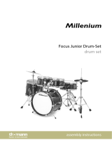 Millenium Focus Junior Drum Set Black Assembly Instructions