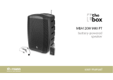 The box MBA120W MKII PT User manual