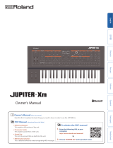Roland JUPITER-Xm Owner's manual