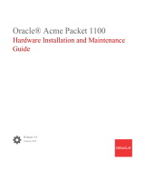 Oracle Acme Packet 1100 Hardware Installation And Maintenance Manual