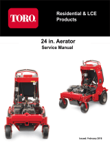 Toro 24in Stand-On Aerator User manual