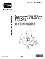 Toro Groundsmaster 3200 2-Wheel Drive Traction Unit User manual