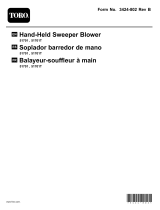 Toro Hand-Held Sweeper Blower User manual