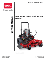 Toro Professional 2000 Series Petrol Z Master 122 cm 74456TE User manual