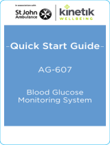 Kinetik Blood Glucose Monitor Quick start guide