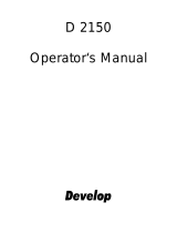 Develop D2150 User manual